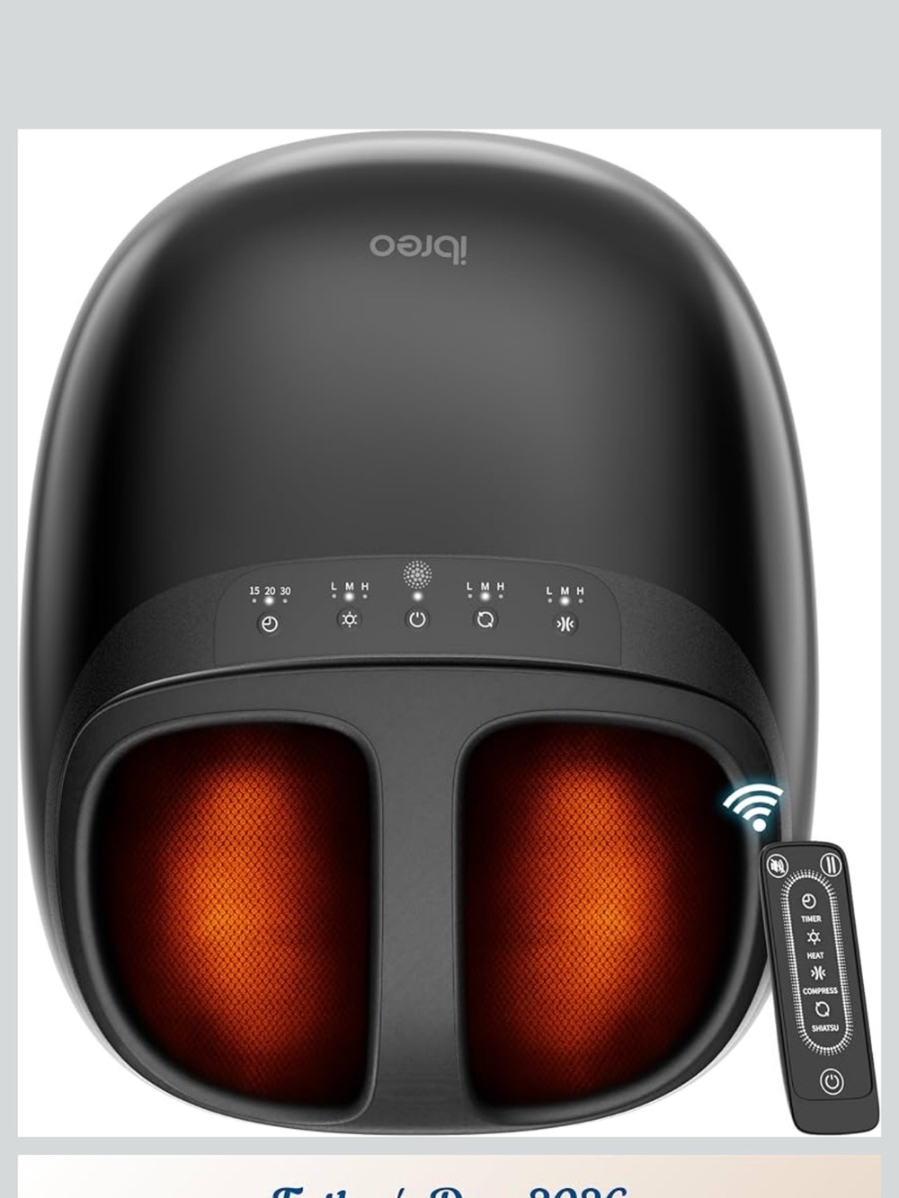 Brand new Foot Massager with Heat - Black